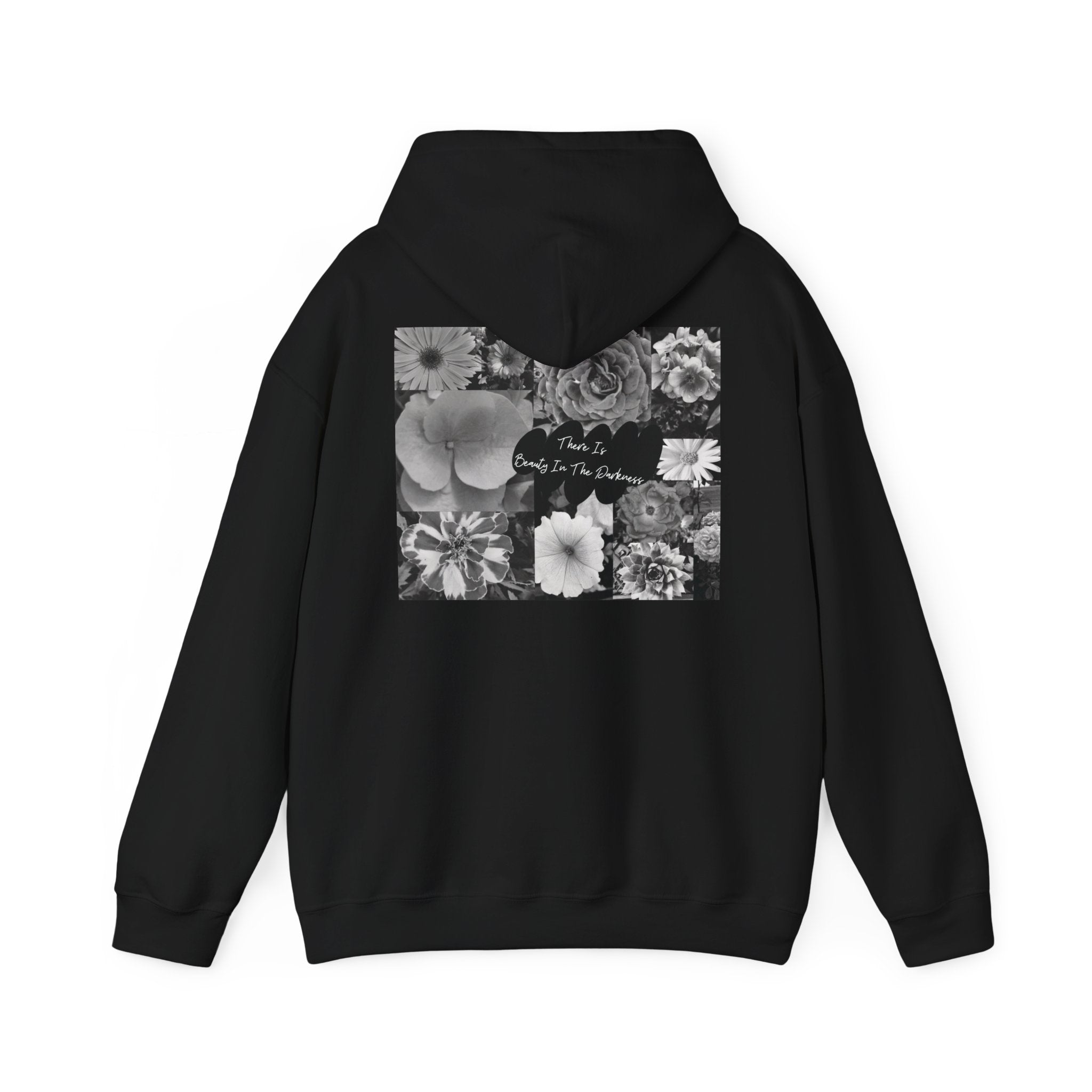 Floral Collage Hoodie — Beauty In The Darkness Graphic Pullover