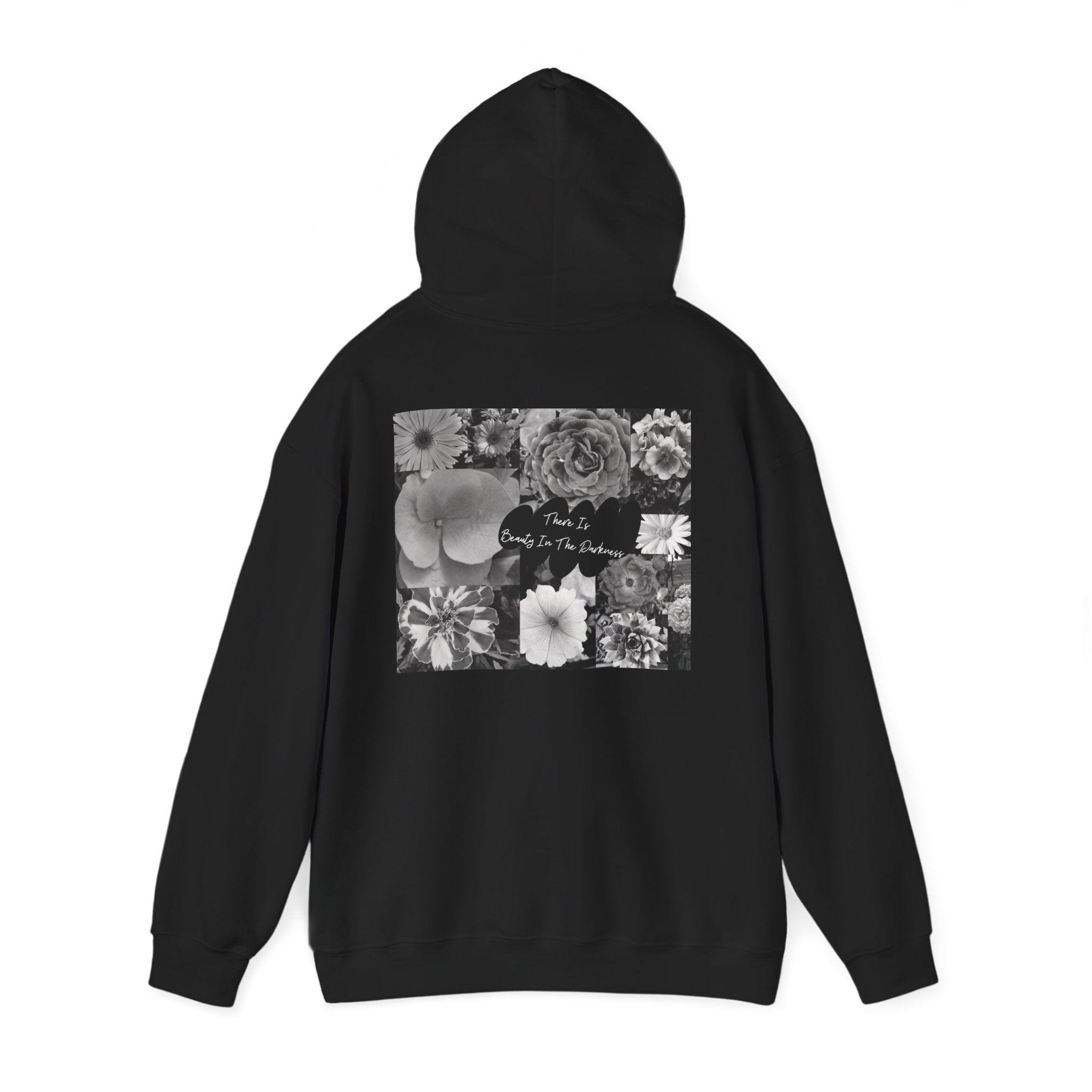 Floral Collage Hoodie — Beauty In The Darkness Graphic Pullover
