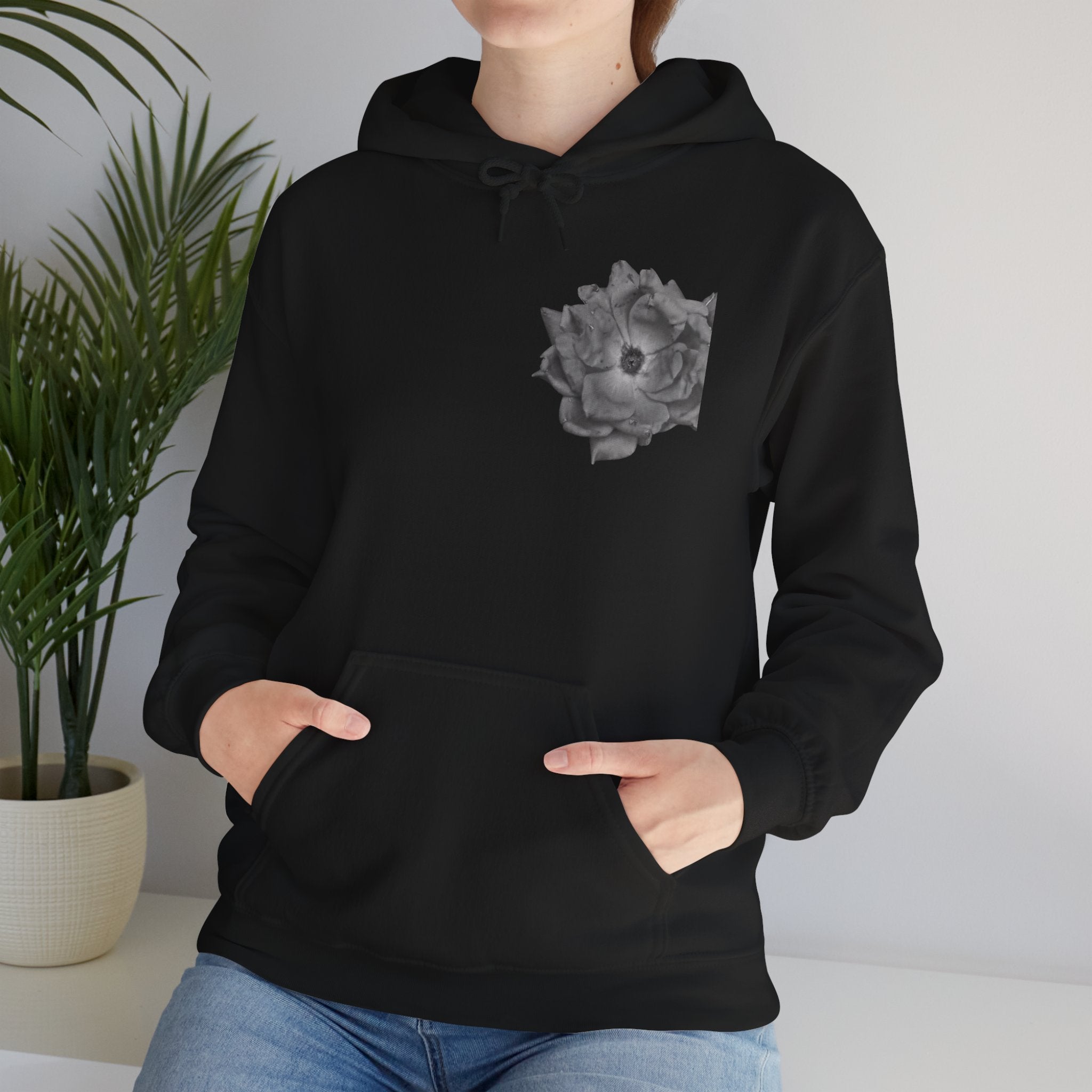 Floral Collage Hoodie — Beauty In The Darkness Graphic Pullover