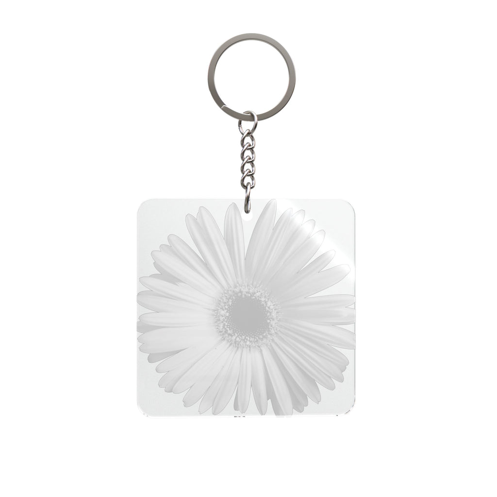 Daisy Square Keychain