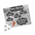 Mom’s Shit List Puzzle – Funny Family Rules Jigsaw Gift