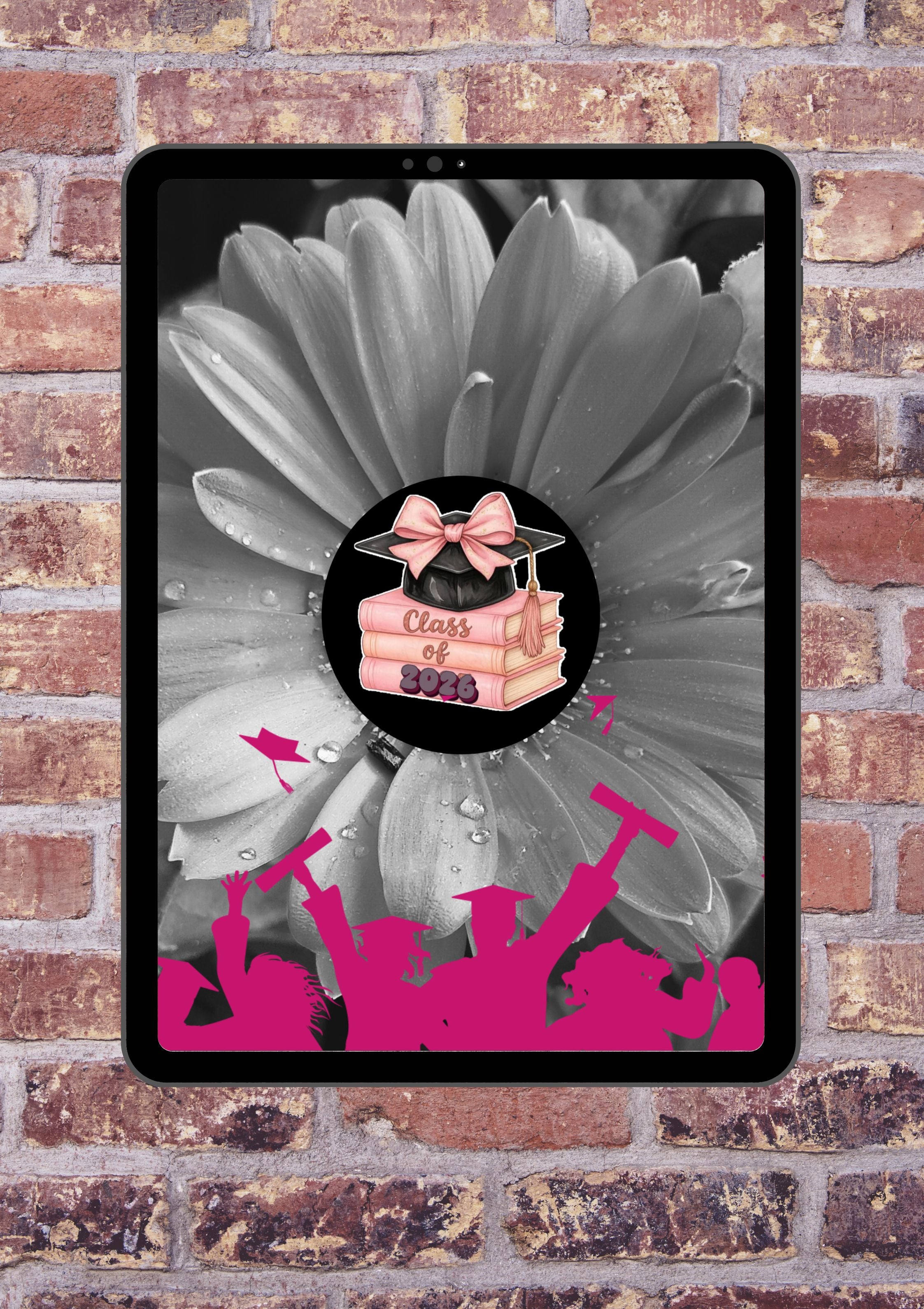 Foral Graduation Digital Wall-Art or Desk Decor