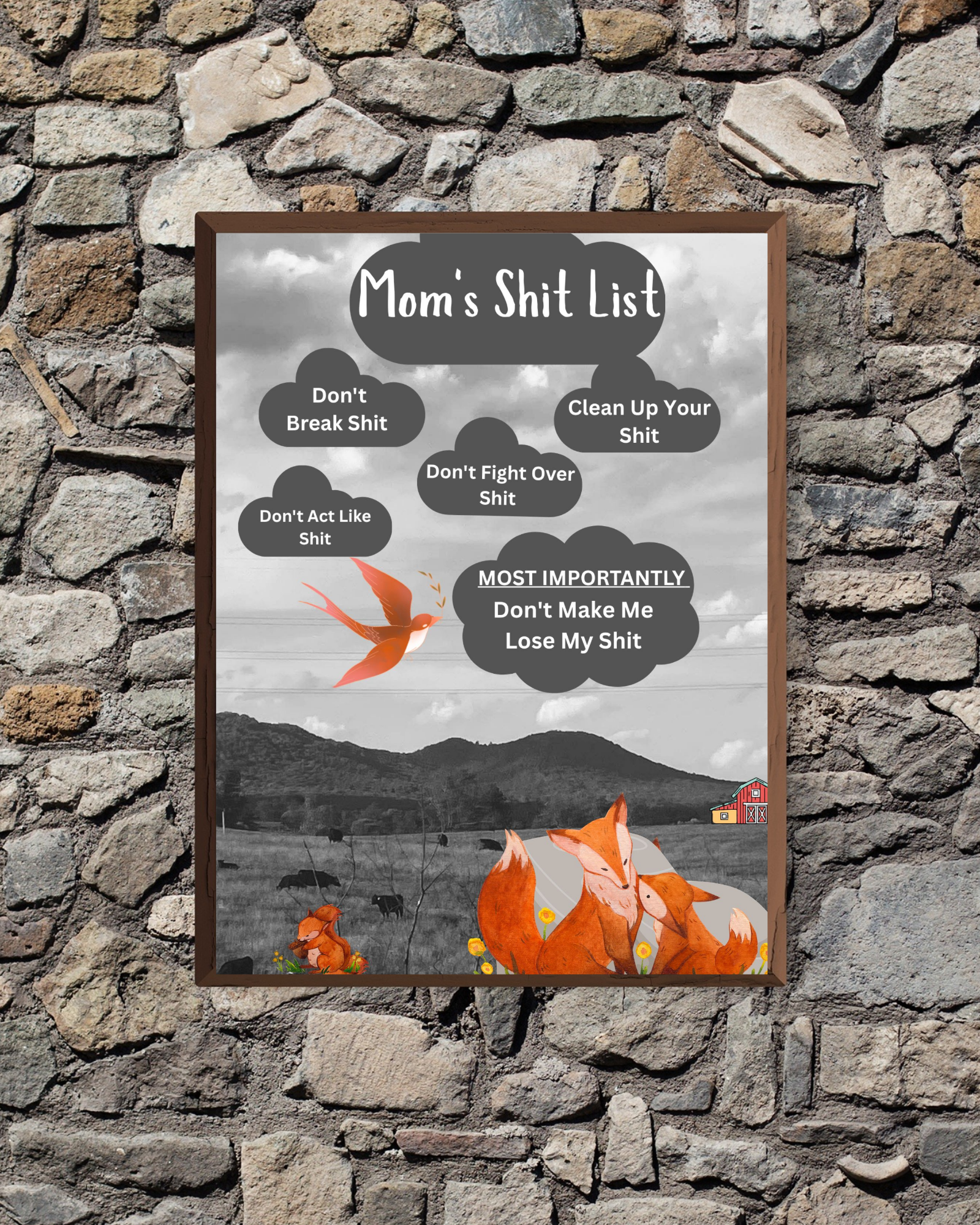 Digital Wall-Art Mom Humor