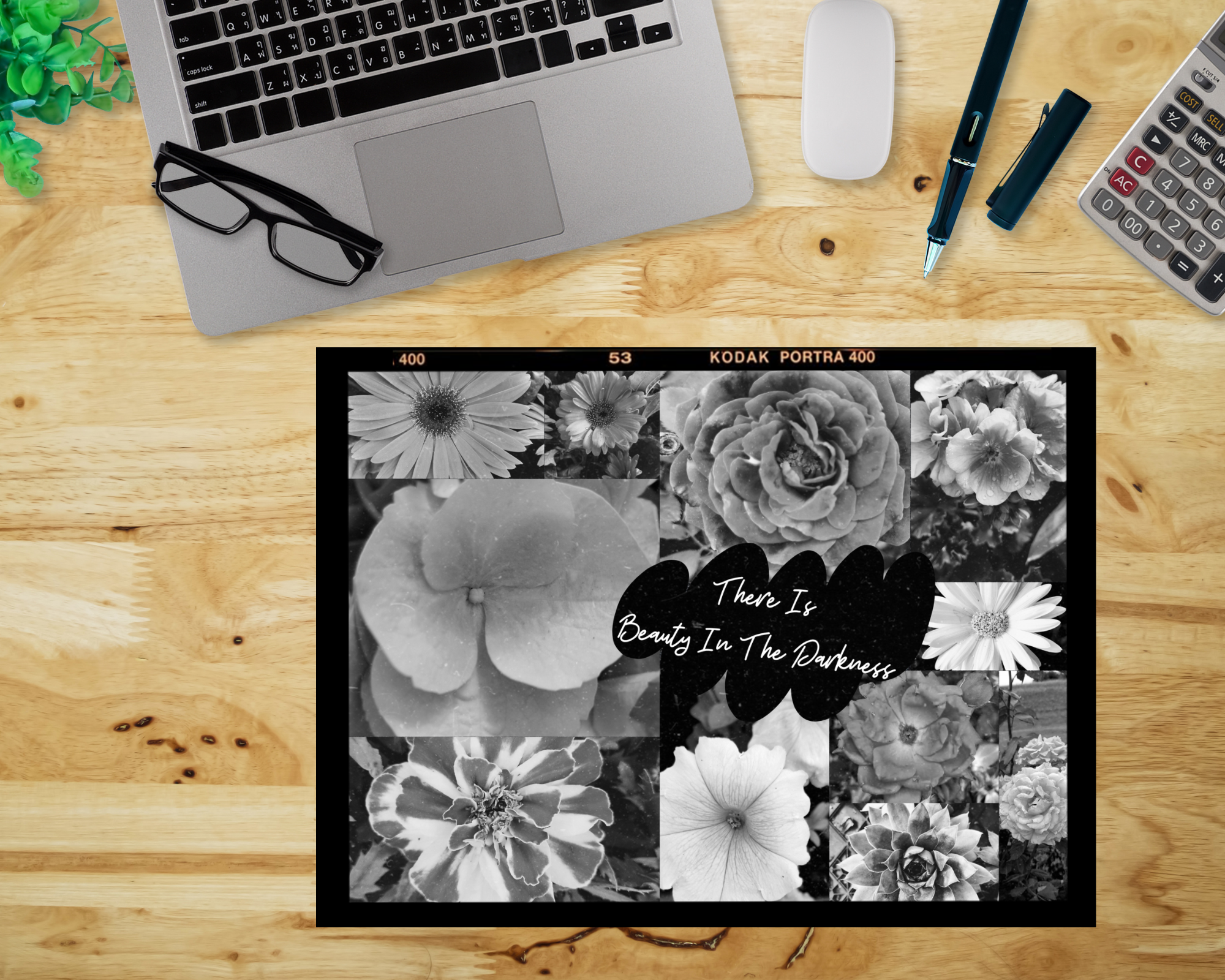 Digital photo of college of multiple pictures of my photos and my favorite quote