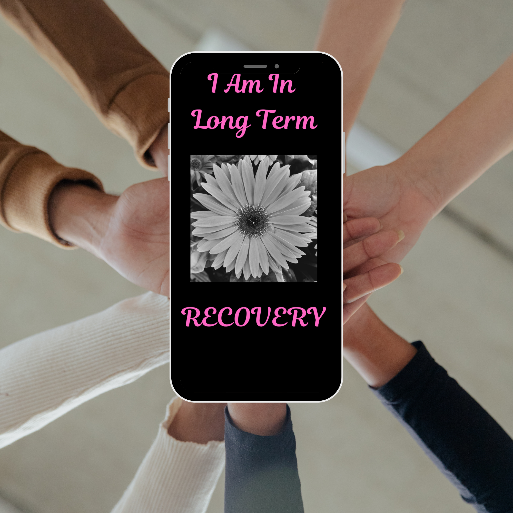 I am in long term recovery phone wallpaper