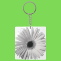 Daisy Square Keychain