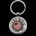 Class of 2026 Round Stainless Steel Keychain