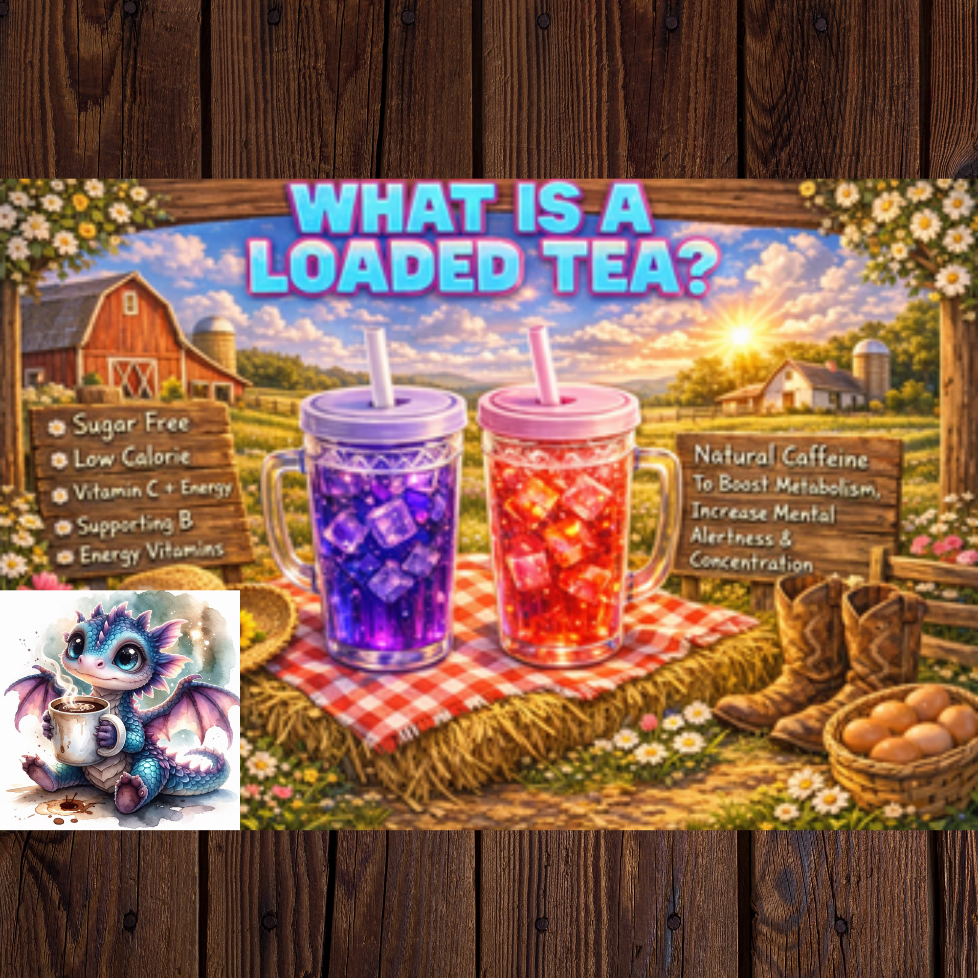 Fruit Blast Loaded Tea Menu
